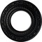 Ekena Millwork Andrea Ceiling Medallion (Fits Canopies up to 4 1/8"), 8 1/8"OD x 4 1/8"ID x 1/2"P, Jet Black CM08ADBLF - alternate 1